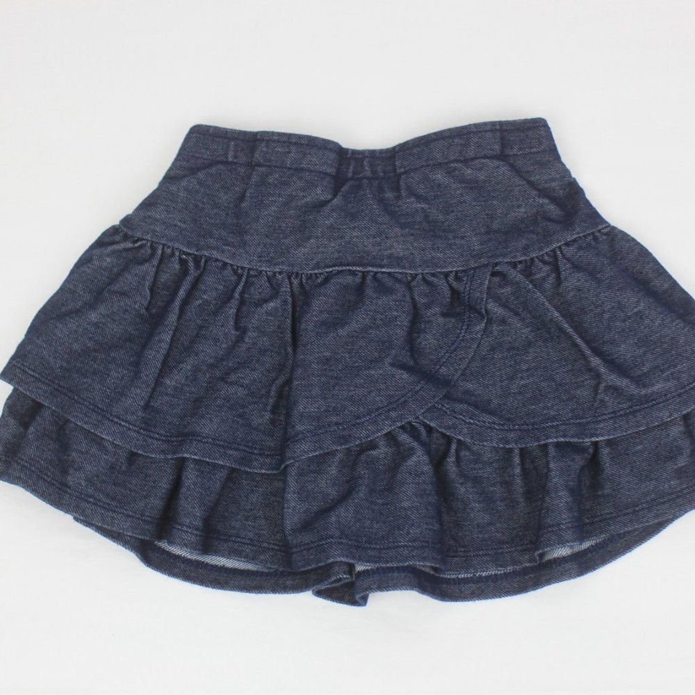 Crazy 8 Blue Layered Denim Style Girls Skort